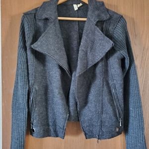 Felted Zip Up Blazer from Moth